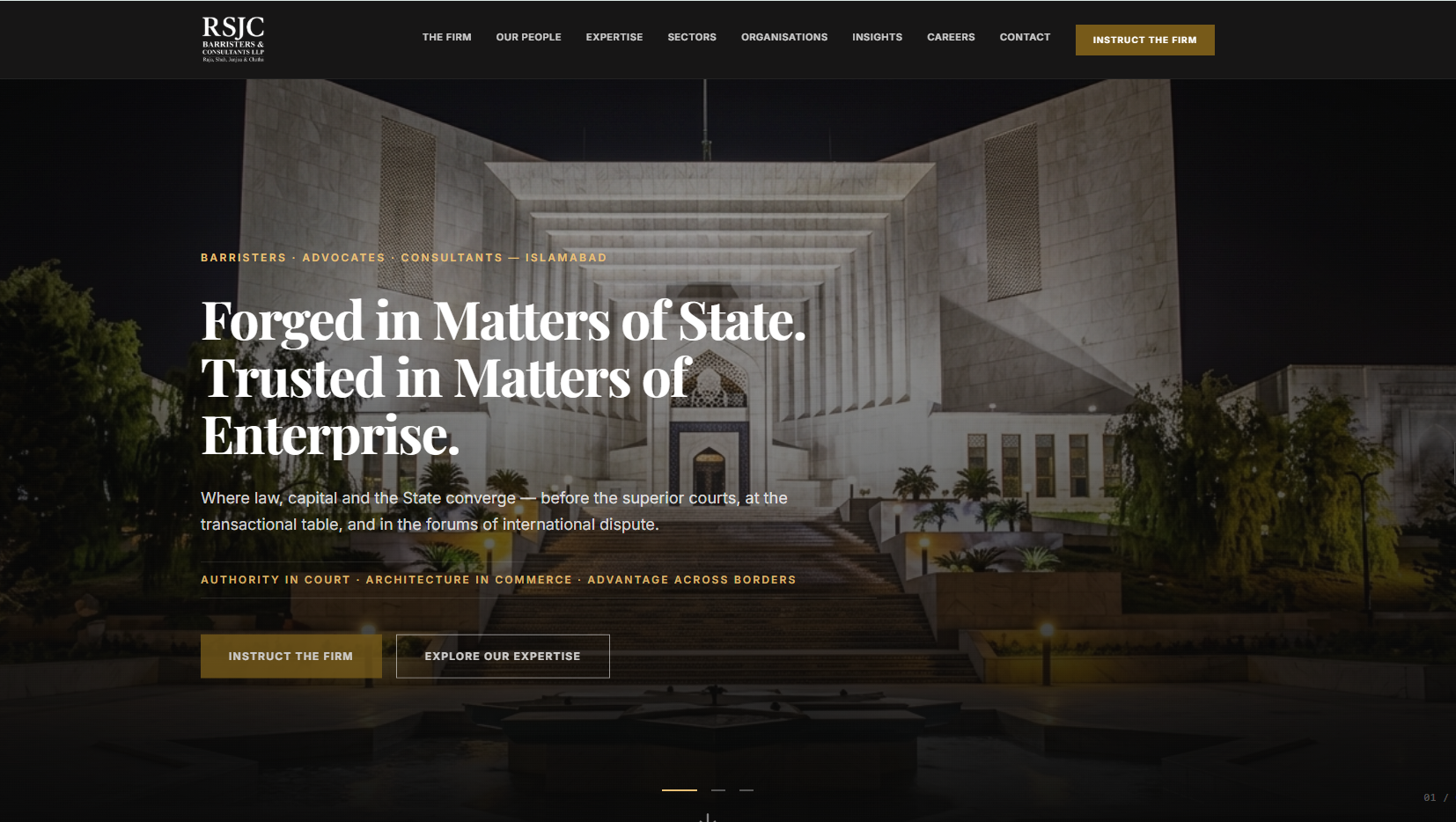 RSJC Barristers & Consultants LLP — Law Firm Website — image 1